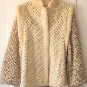 MINK fur jacket/vest - Removable sleeves!!